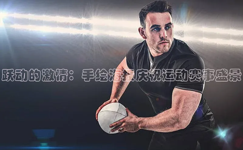 熊猫体育百度识图跃动的激情：手绘海报庆祝运动赛事盛景